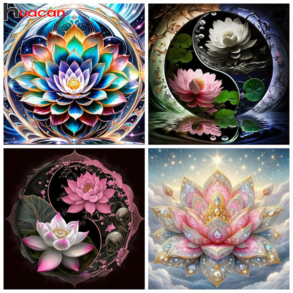 Resin Art With Rose - Huacan 5d Diamond Painting Flower Rose