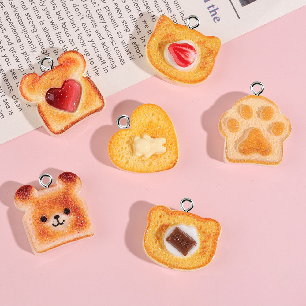 Resin Art Calligraphy - 10pcs Heart Bear Cat Animal Shape