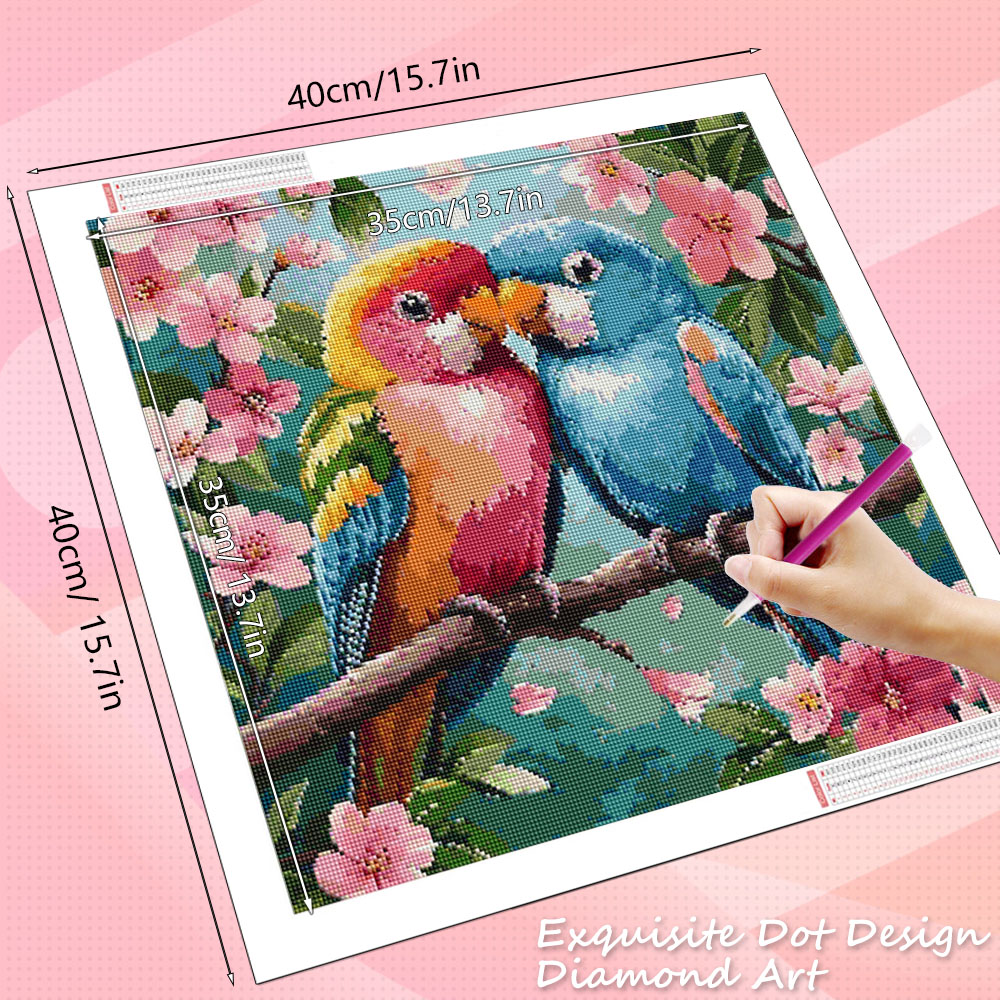 HUACAN Diamond Painting Bird F - Resin Art With Rose recensione e prezzo