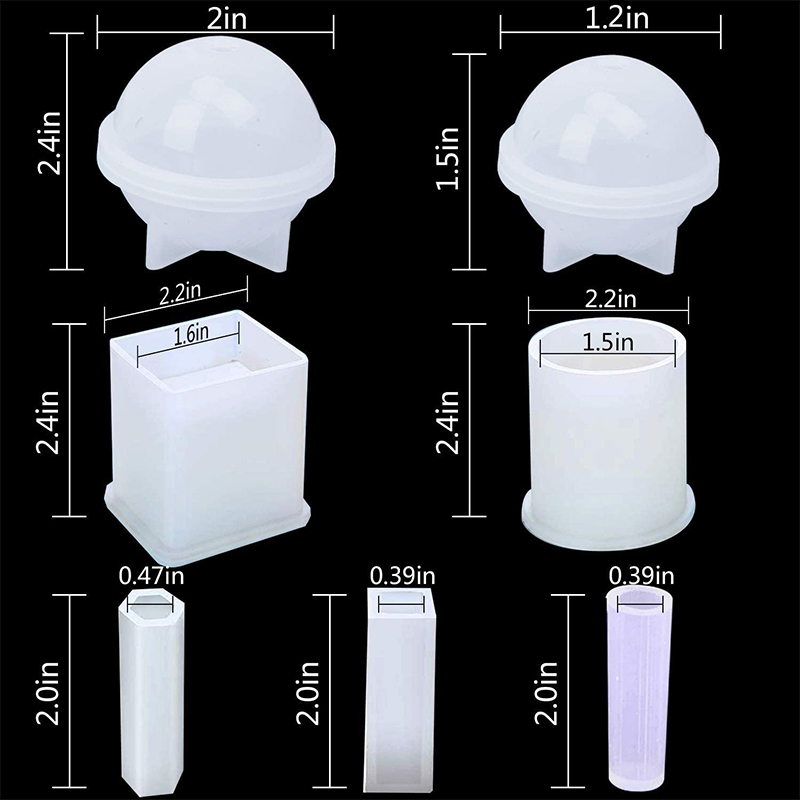 Stock Quantity 8Pcs Silicone E - Resin Art Quantity recensione e prezzo