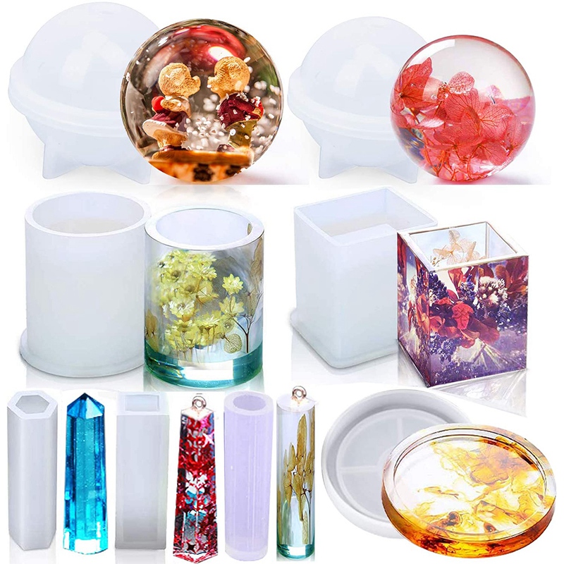 Stock Quantity 8Pcs Silicone E - Resin Art Quantity recensione e prezzo