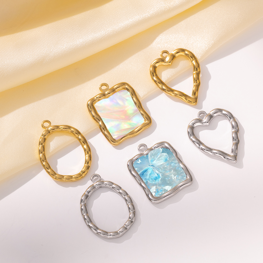 5pcs Stainless Steel Heart Rou - Resin Art Craft recensione e prezzo