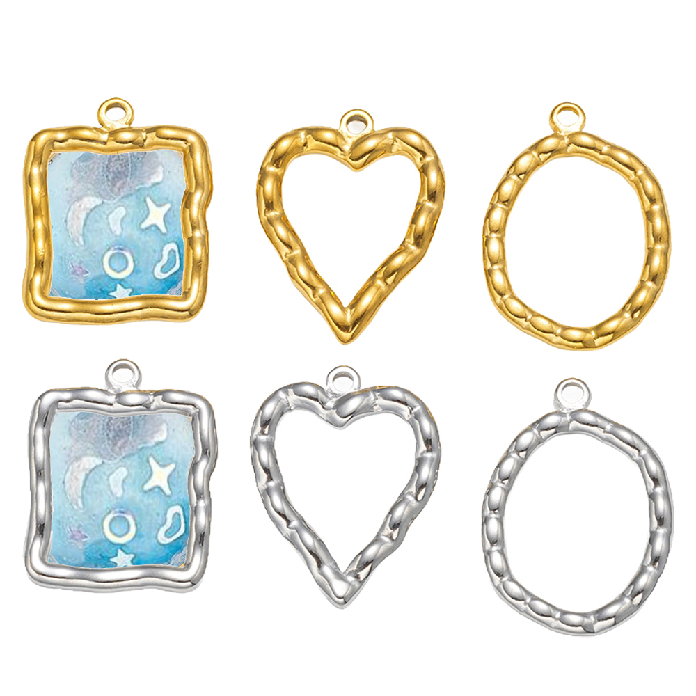 5pcs Stainless Steel Heart Rou - Resin Art Craft recensione e prezzo