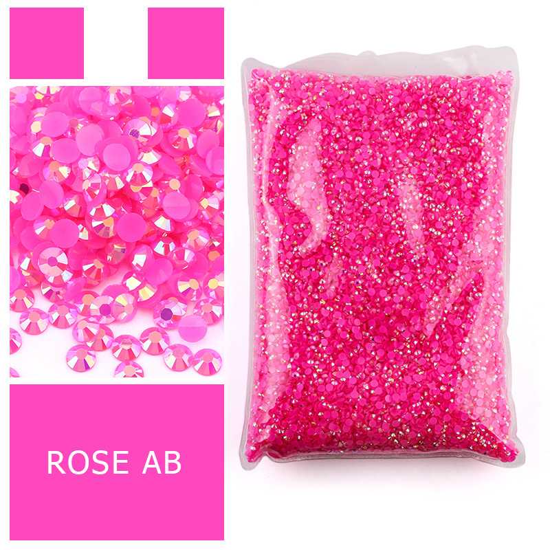 Hot Pink Flatback Resin Rhines - Resin Art Quantity recensione e prezzo