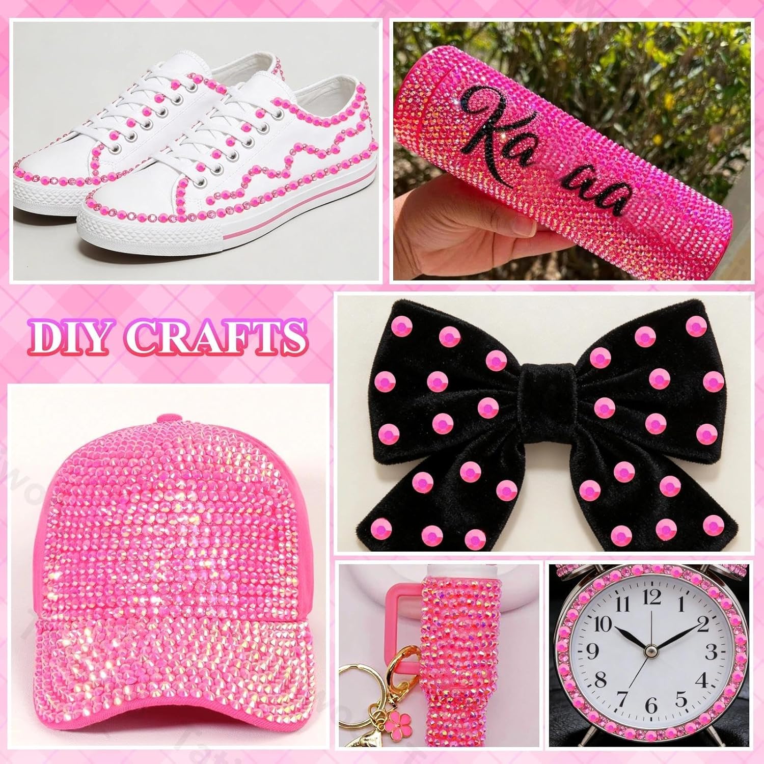 Hot Pink Flatback Resin Rhines - Resin Art Quantity recensione e prezzo