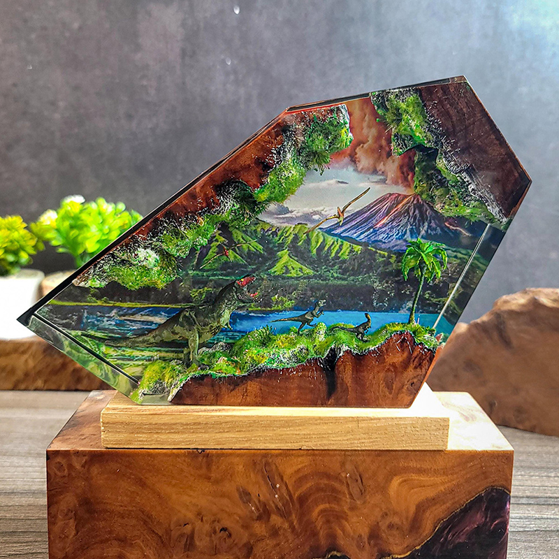 Table Resin Lamp Dinosaur Figu - Resin Artist recensione e prezzo