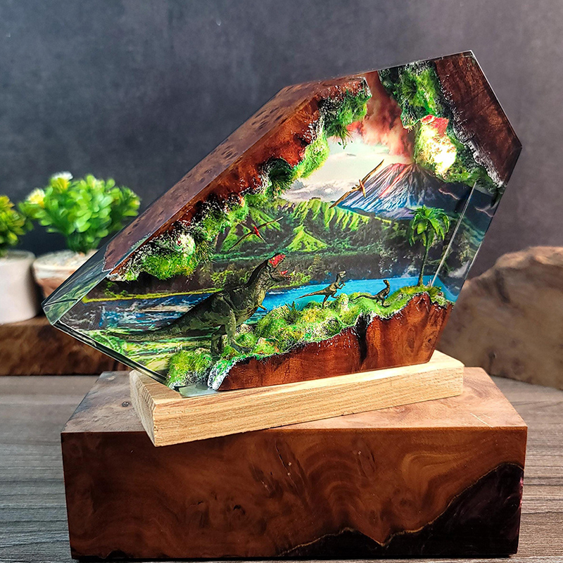 Table Resin Lamp Dinosaur Figu - Resin Artist recensione e prezzo