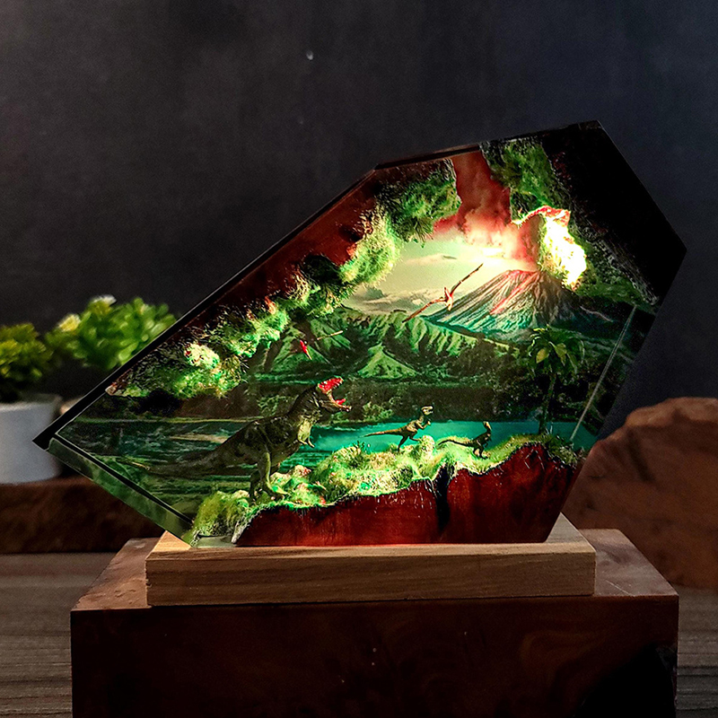 Table Resin Lamp Dinosaur Figu - Resin Artist recensione e prezzo