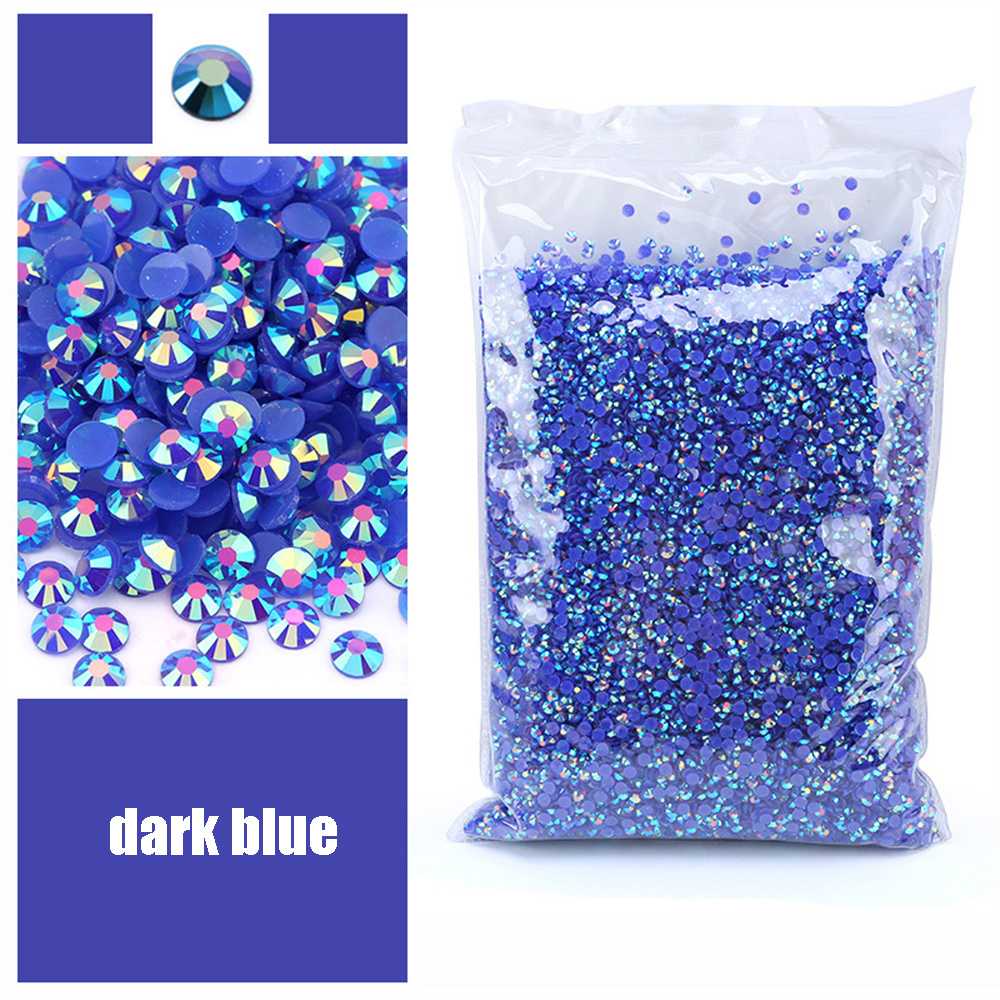 Dark blue Flatback Resin Rhine - Resin Art Quantity recensione e prezzo