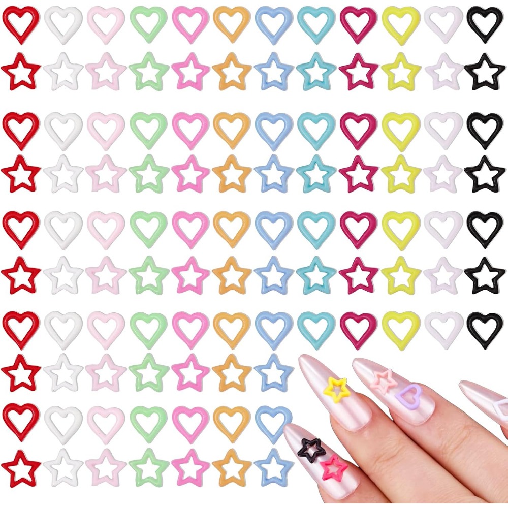 200PCS 3D Heart Star Resin Cha - Resin Art Craft recensione e prezzo
