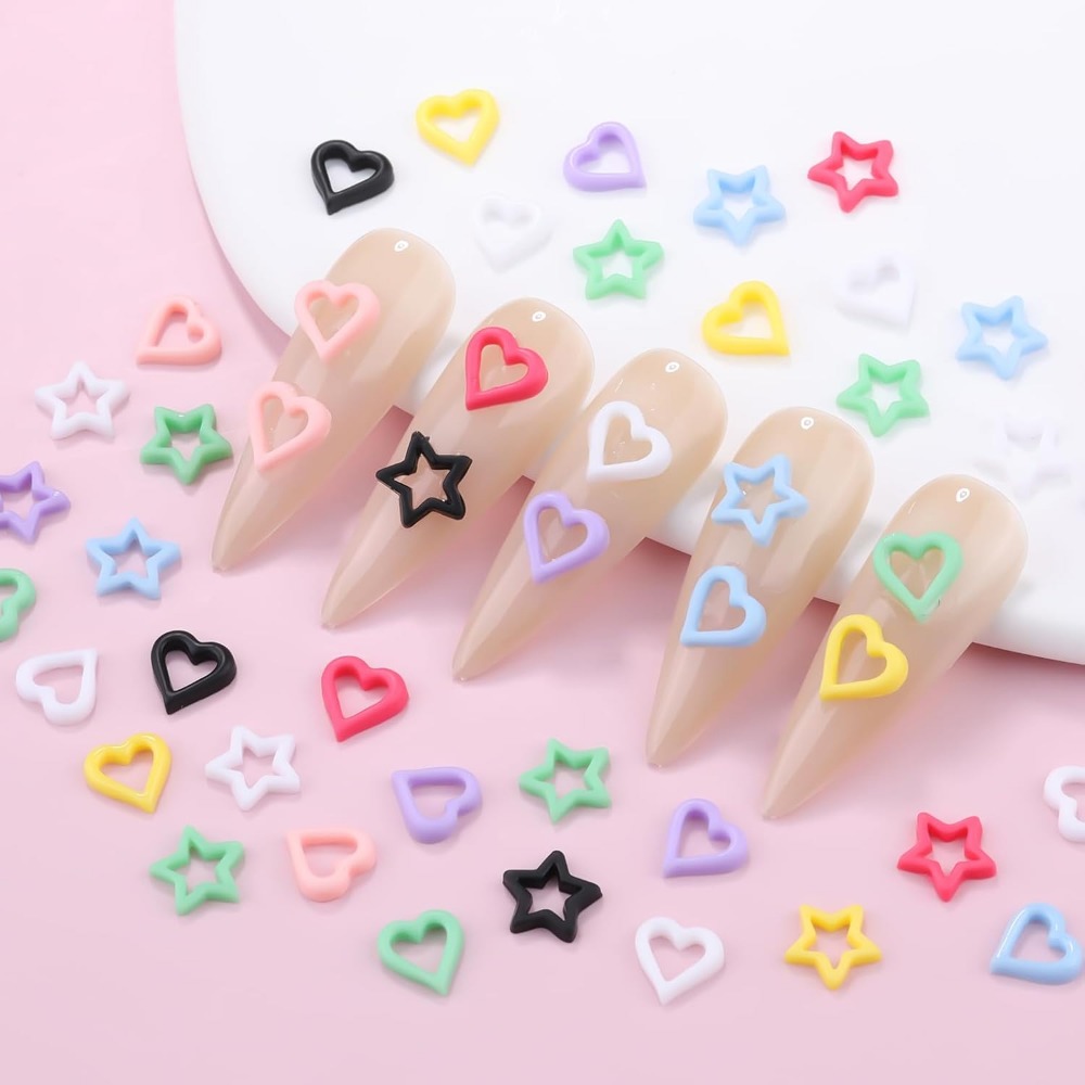 200PCS 3D Heart Star Resin Cha - Resin Art Craft recensione e prezzo