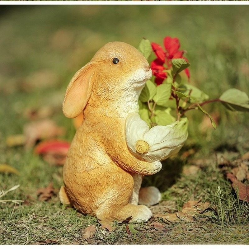 Outdoor Garden Statues Rabbit  - Resin Art Craft recensione e prezzo