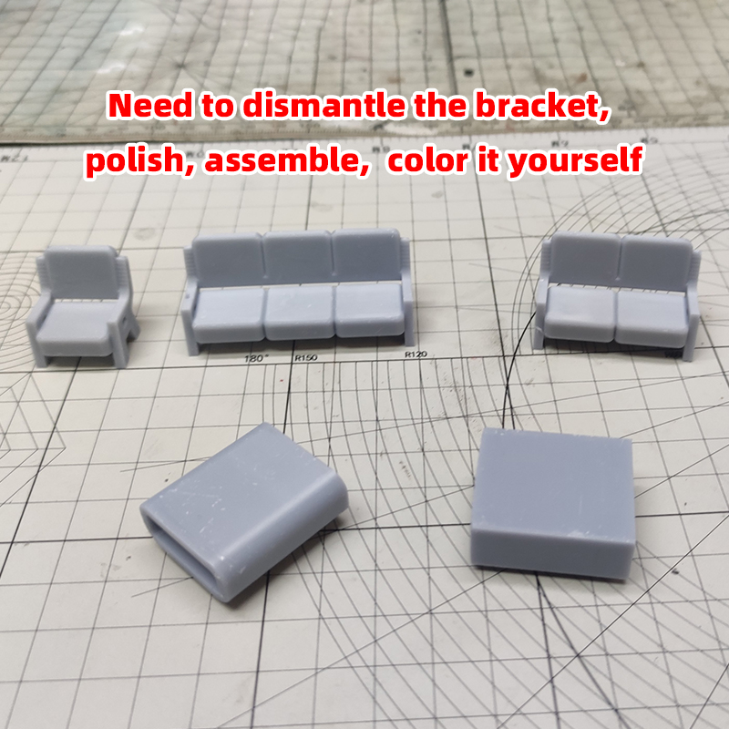 Scale Model Kit Sofa Couch Set - Resin Art Coffee Table recensione e prezzo
