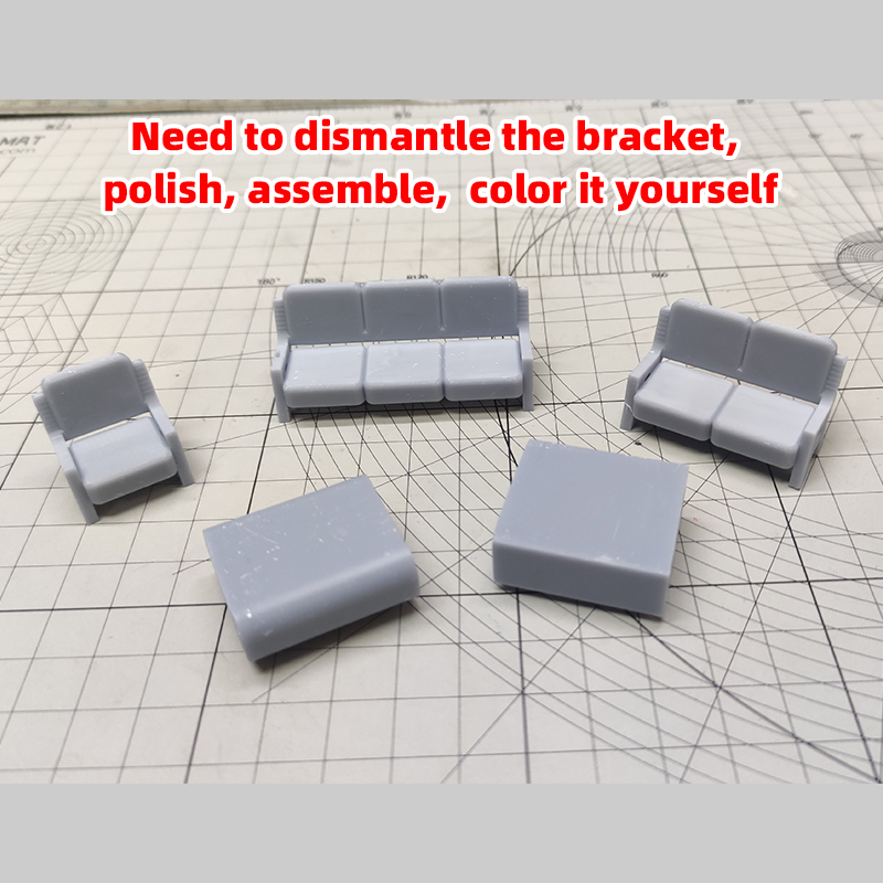 Scale Model Kit Sofa Couch Set - Resin Art Coffee Table recensione e prezzo