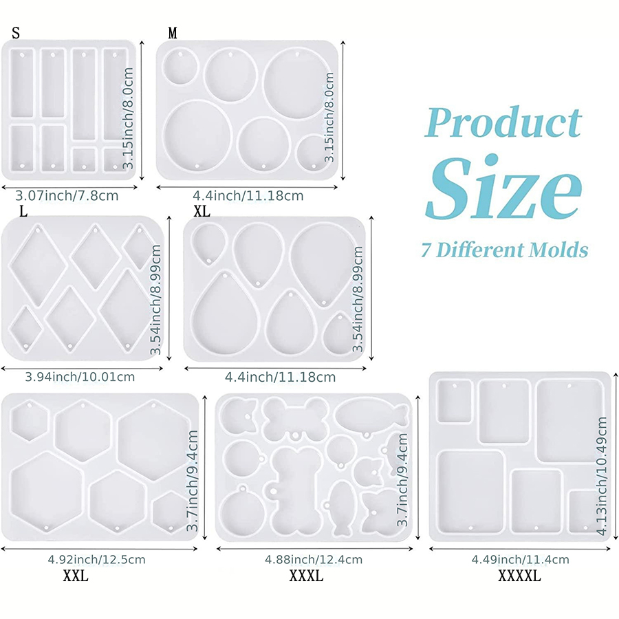 DIY Droplet Square Earrings Mo - Resin Art Machine recensione e prezzo