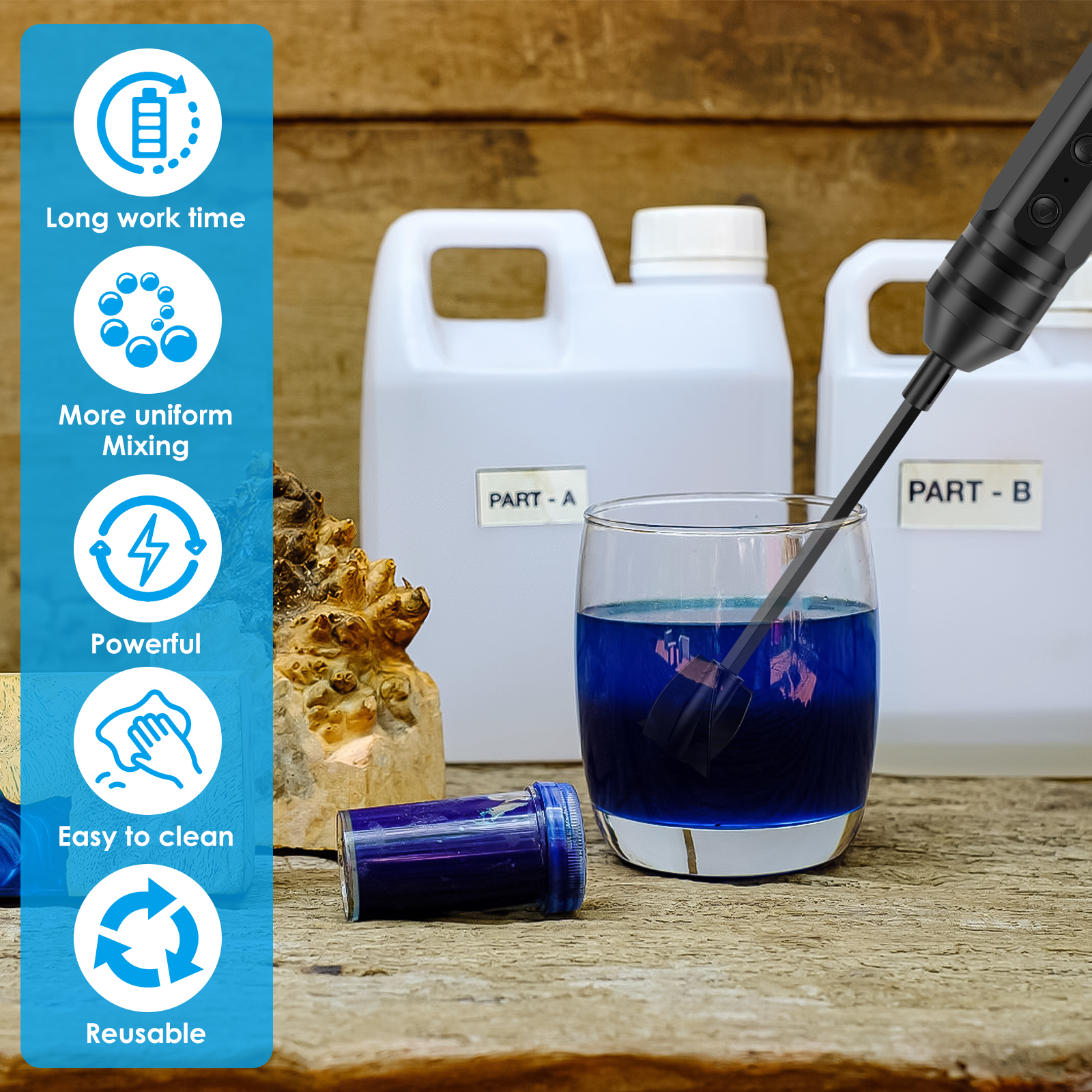 Epoxy Mixer Resin Mixer Paddle - Resin Art Machine recensione e prezzo