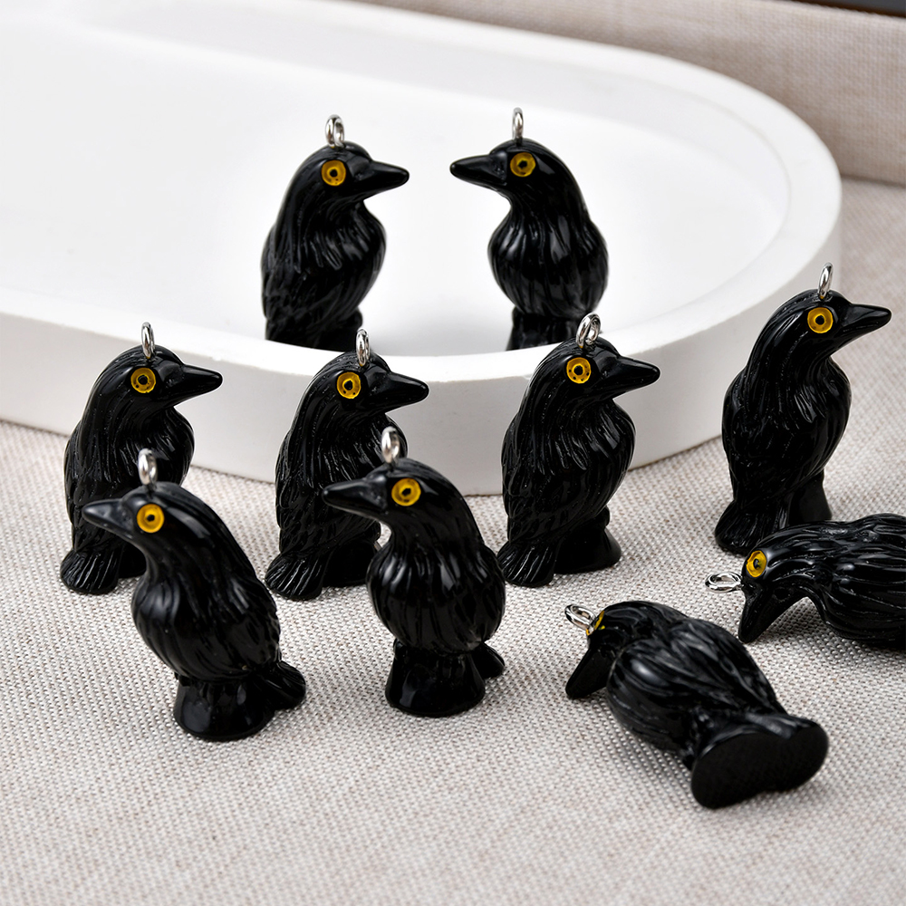 10pcs Black Crow Organ Resin C - Resin Art Calligraphy recensione e prezzo