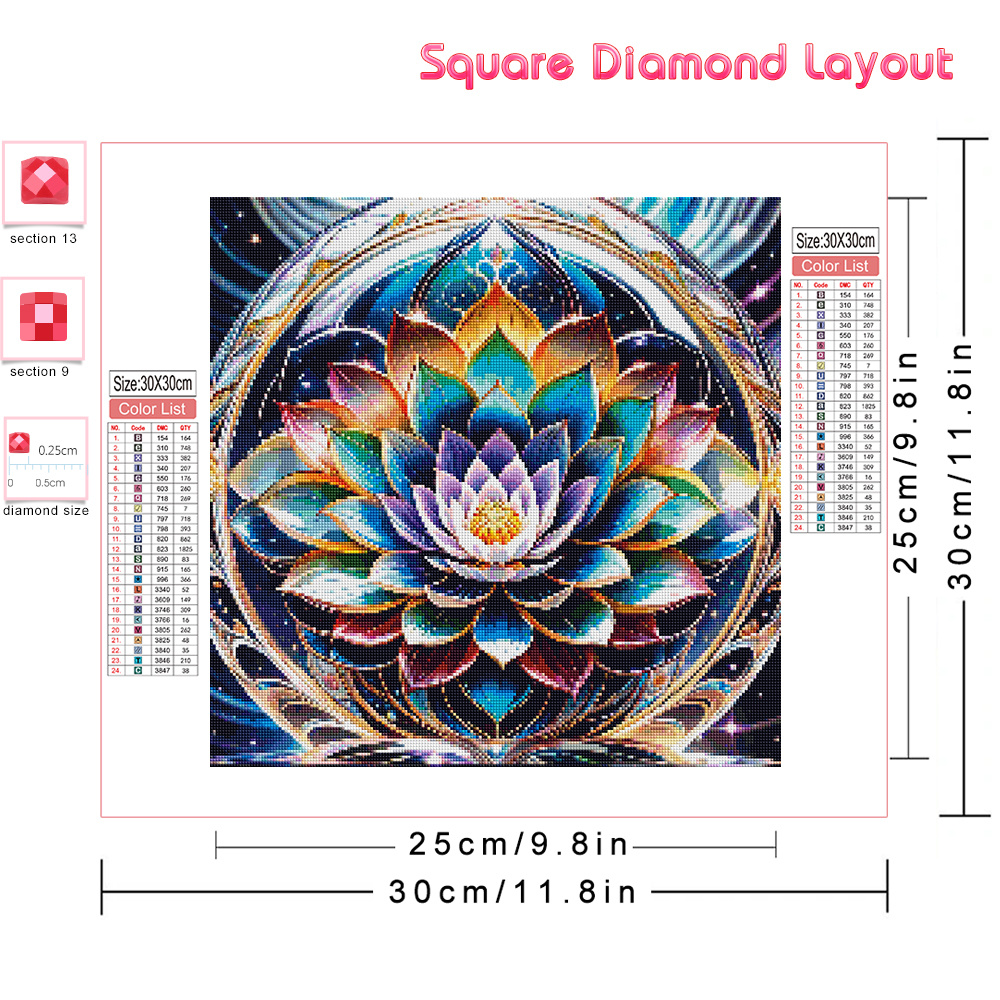 Huacan 5d Diamond Painting Flo - Resin Art With Rose recensione e prezzo
