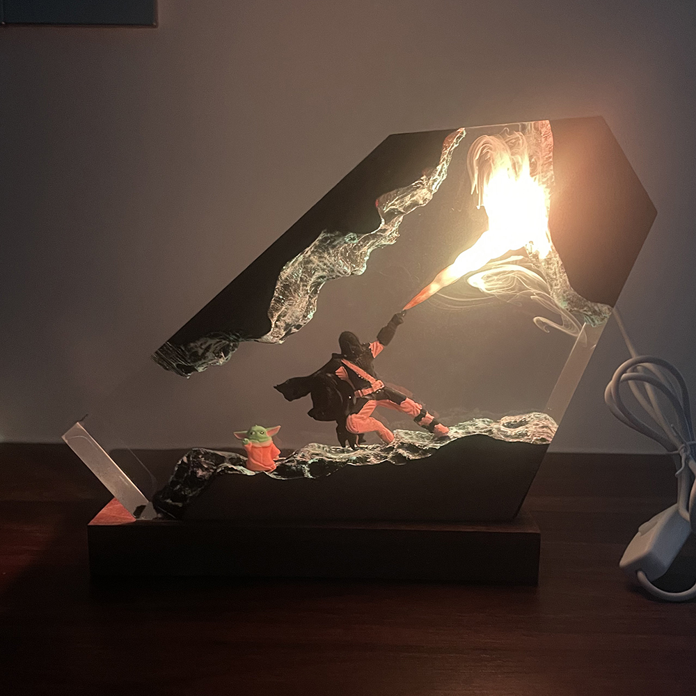 Table Resin Lamp Sci-fi Figure - Resin Artist recensione e prezzo