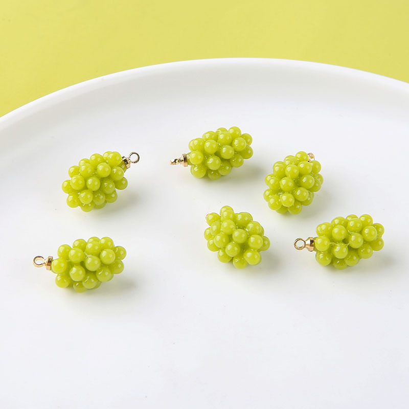 6pcs Cute Little Grapes Resin  - Resin Art Calligraphy recensione e prezzo