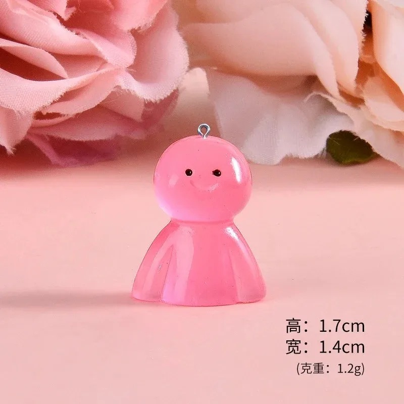 10Pcs Glow In Dark Cartoon Dol - Resin Art Craft recensione e prezzo