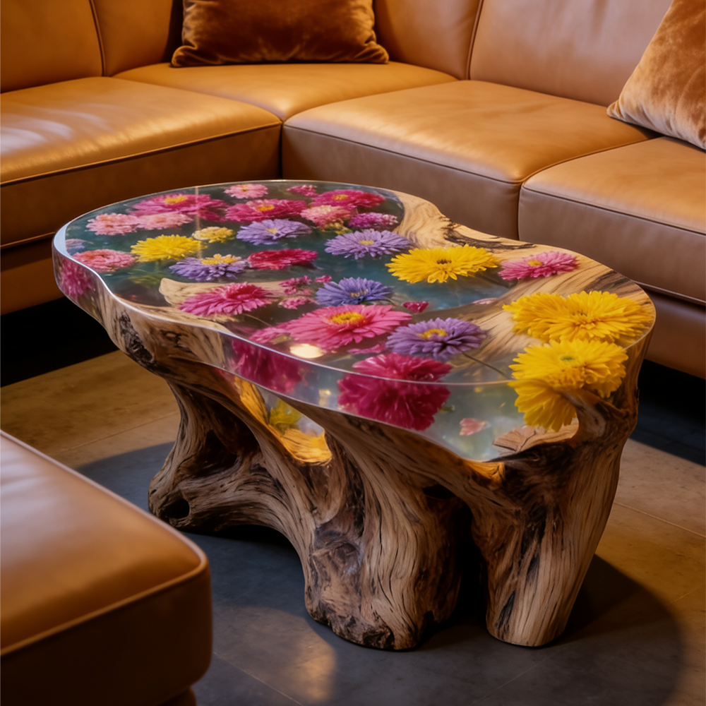 mnCustom Handmade Luxury Natur - Resin Art Coffee Table recensione e prezzo