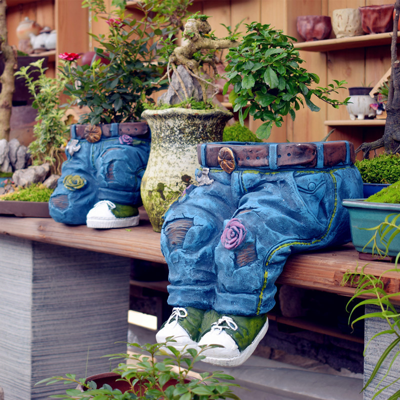 Resin Garden Denim Plant Pots  - Resin Artist recensione e prezzo