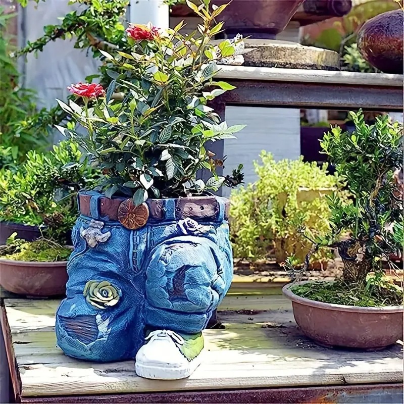 Resin Garden Denim Plant Pots  - Resin Artist recensione e prezzo
