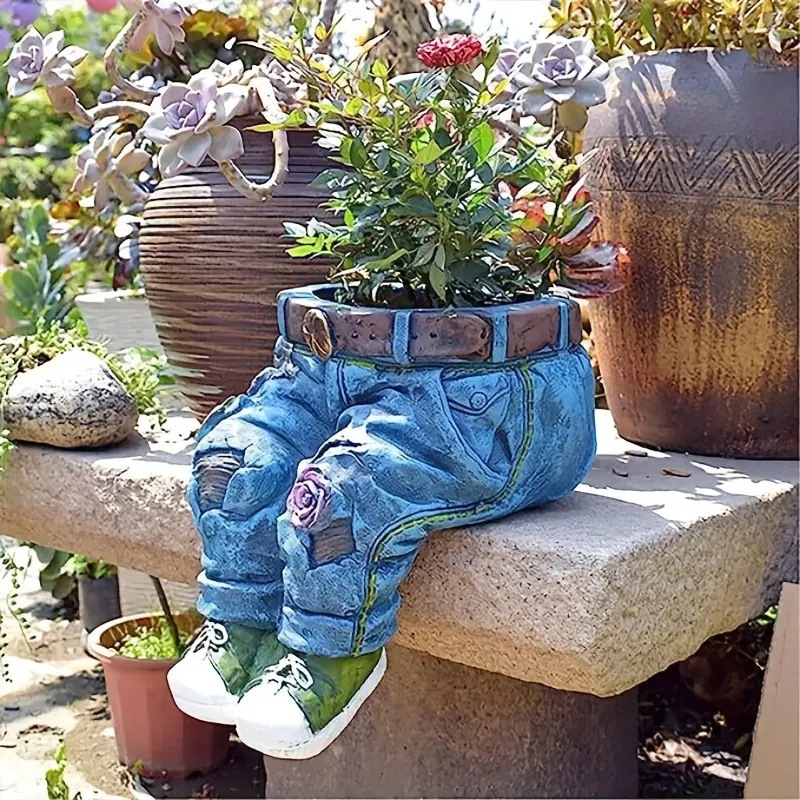 Resin Garden Denim Plant Pots  - Resin Artist recensione e prezzo