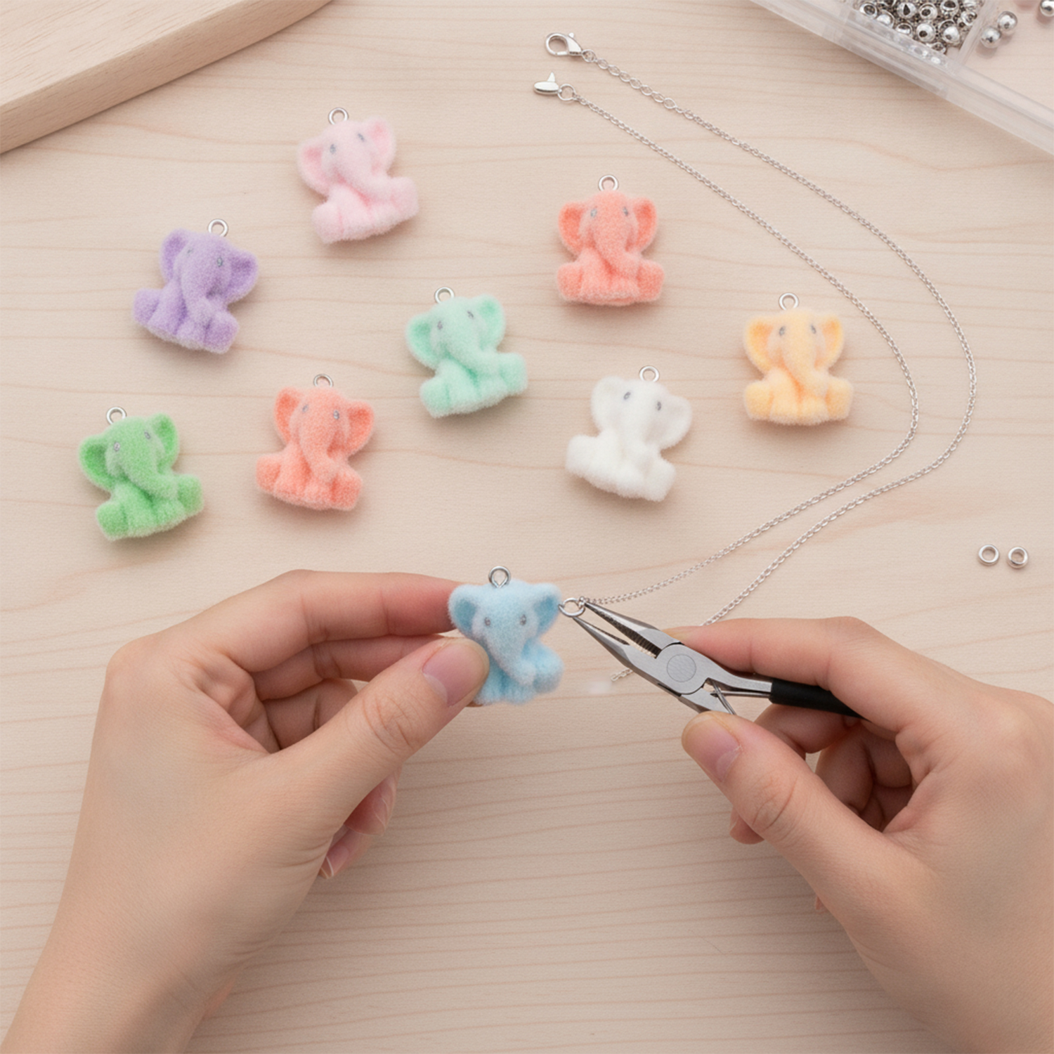 2/10pcs Resin Flocking Cute Li - Resin Art Calligraphy recensione e prezzo