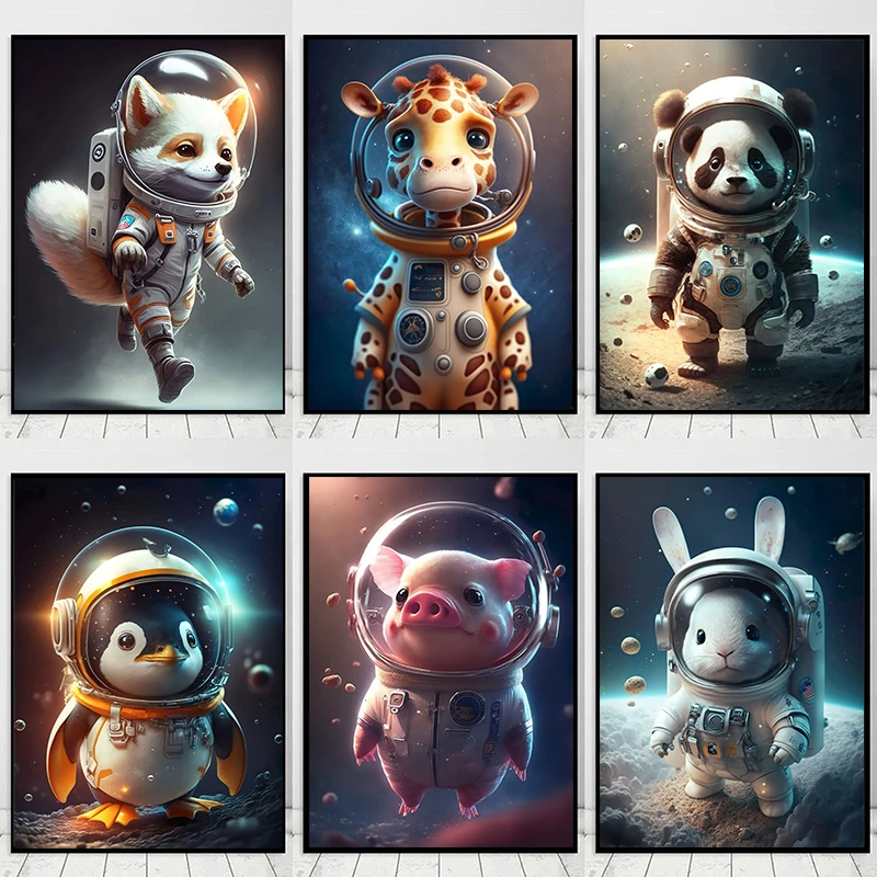 Cute Funny Astronaut Space Ani - Resin Art For Kids recensione e prezzo