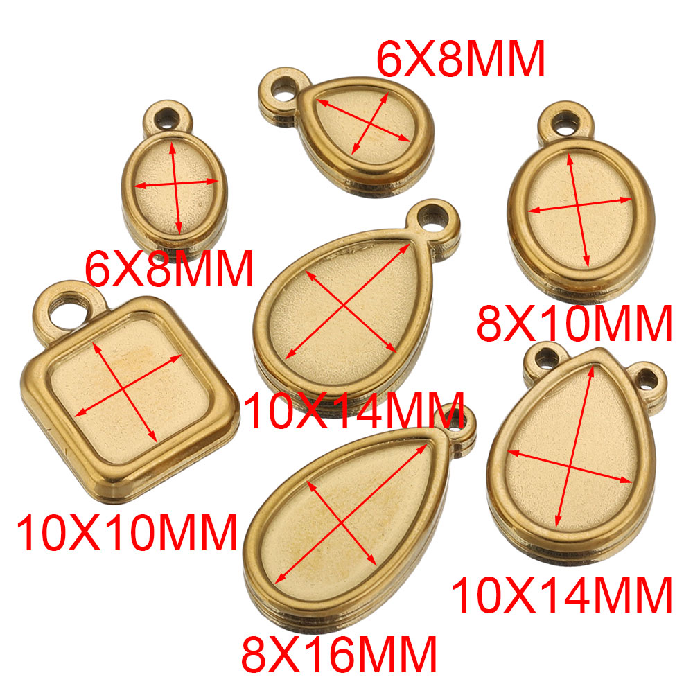 5pcs Stainless Steel Square Dr - Resin Art Calligraphy recensione e prezzo
