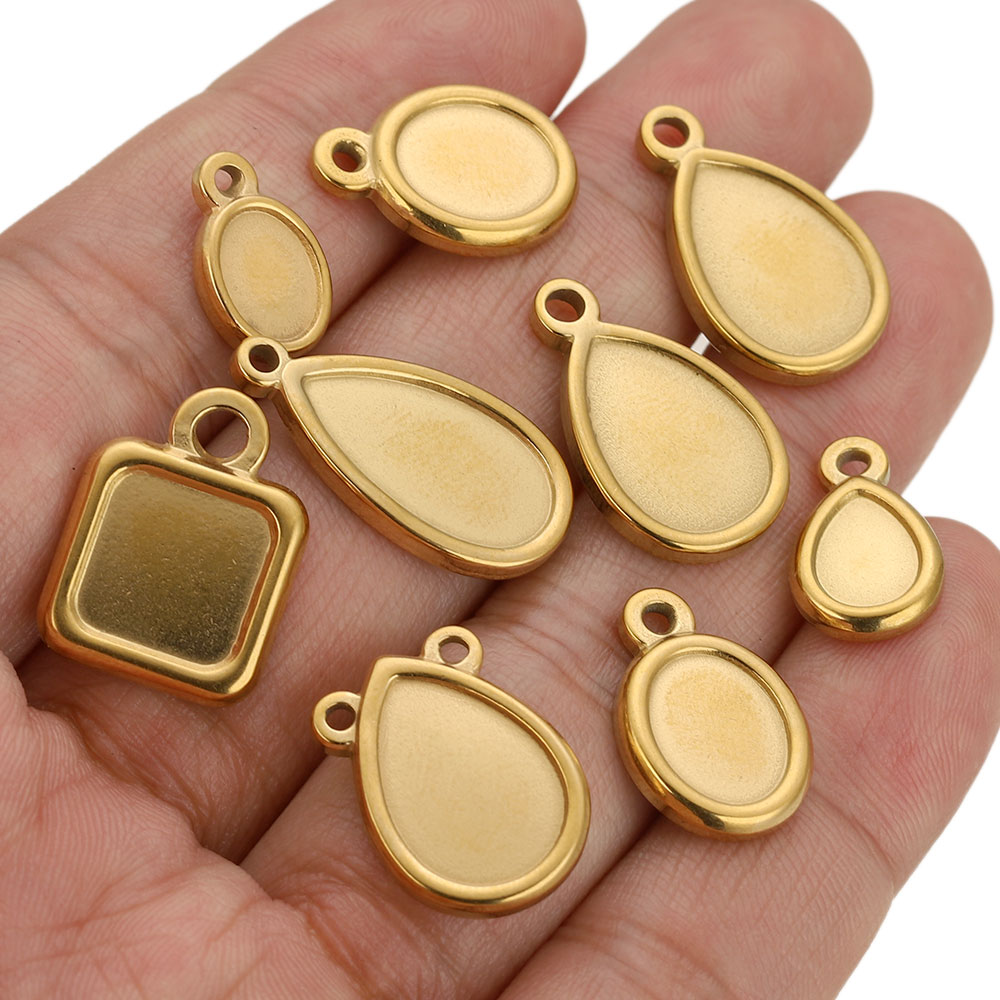 5pcs Stainless Steel Square Dr - Resin Art Calligraphy recensione e prezzo