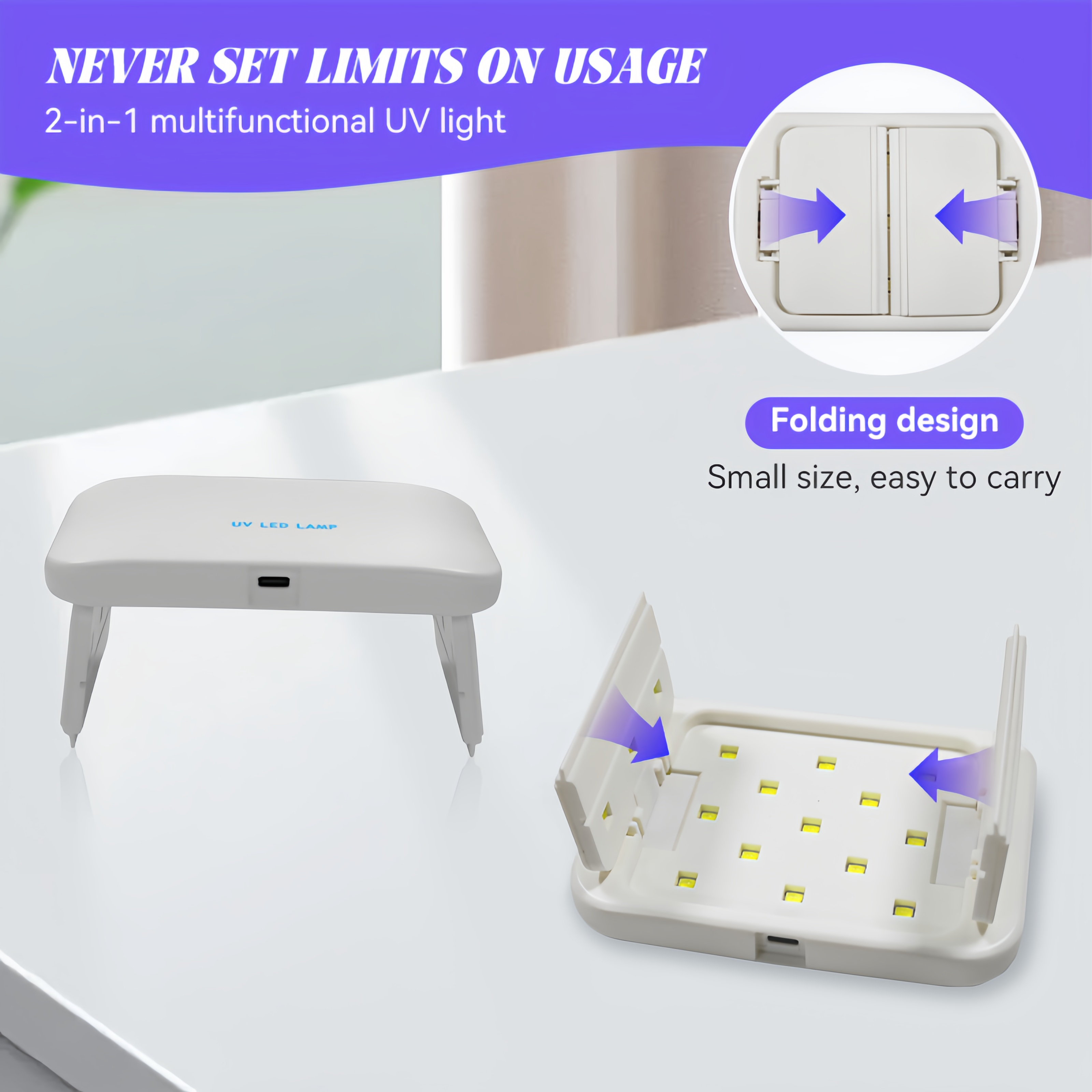 48W Dual-Sided UV Lamp Foldabl - Resin Art Machine recensione e prezzo