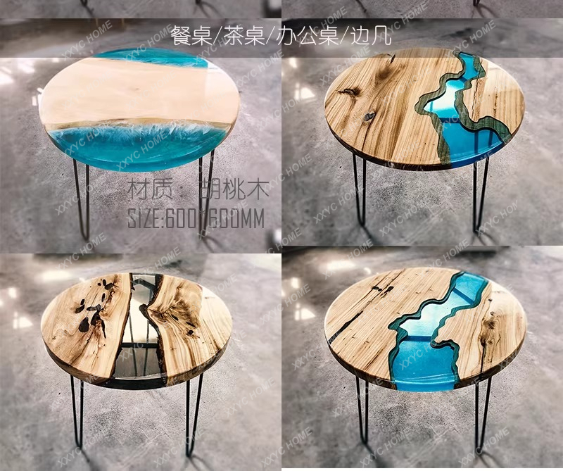 Creative art dining table epox - Resin Art Coffee Table recensione e prezzo