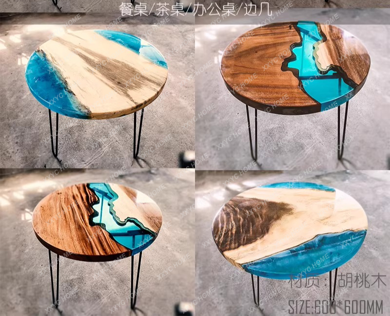 Creative art dining table epox - Resin Art Coffee Table recensione e prezzo
