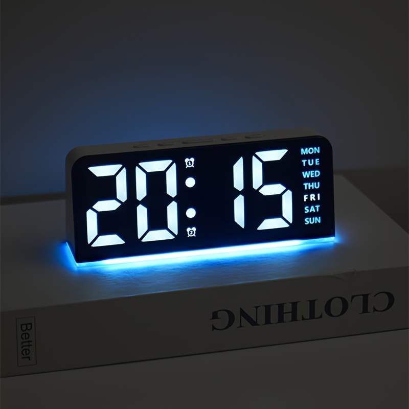 Digital LED Alarm Clock Deskto - Resin Art Watch recensione e prezzo