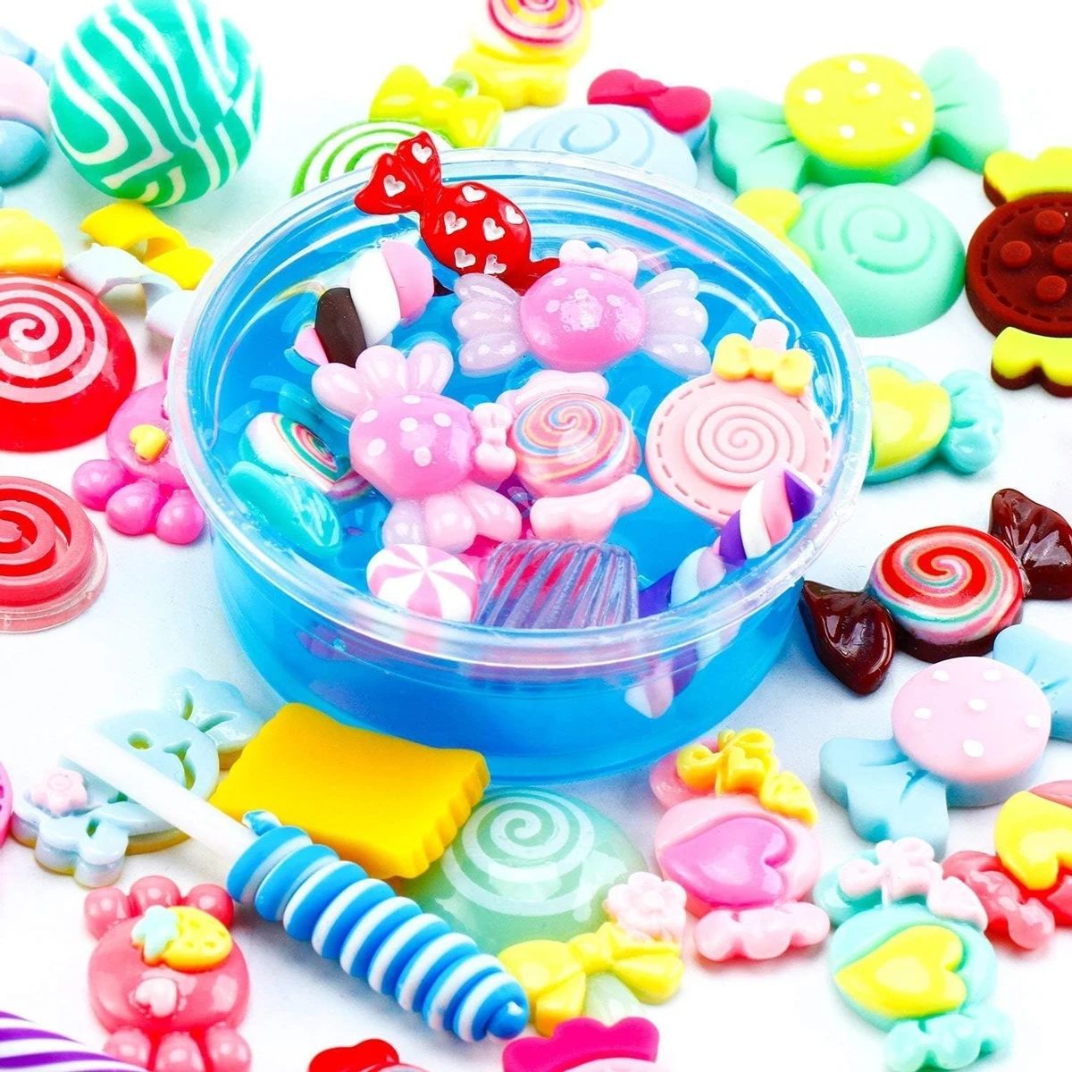 30pcs Random Candy Slime Charm - Resin Art Calligraphy recensione e prezzo