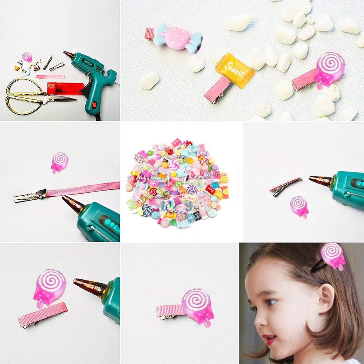 30pcs Random Candy Slime Charm - Resin Art Calligraphy recensione e prezzo
