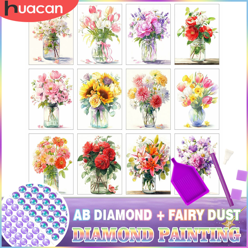 HUACAN Diamond Art Painting Ro - Resin Art With Rose recensione e prezzo