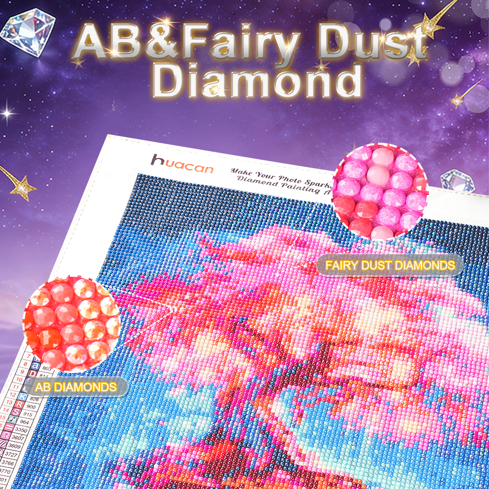 HUACAN Diamond Art Painting Ro - Resin Art With Rose recensione e prezzo