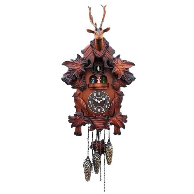 Cuckoo Wall Clock Solid Wood C - Resin Art Watch recensione e prezzo