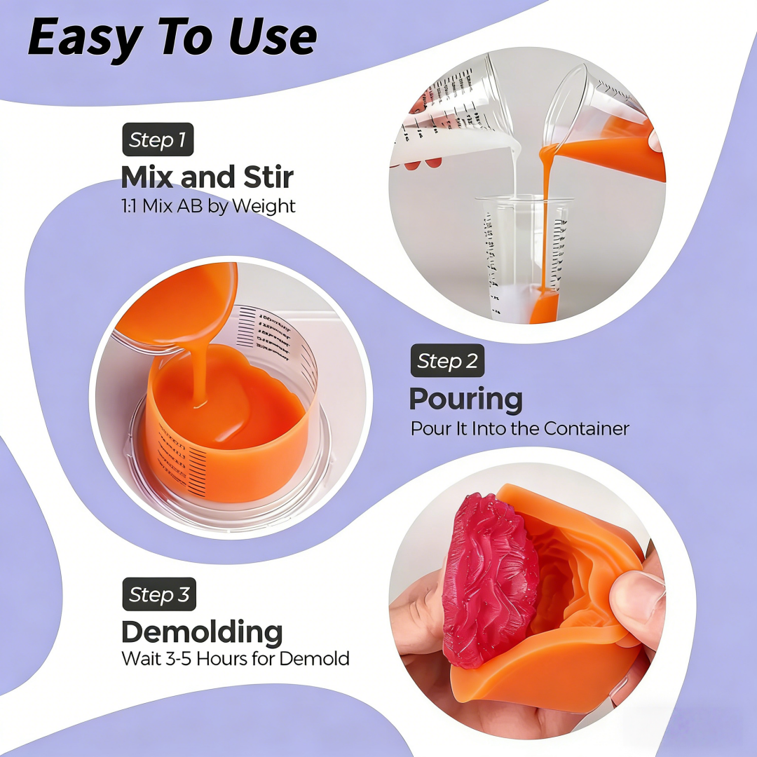 Durable Liquid Rubber Material - Resin Art Craft recensione e prezzo