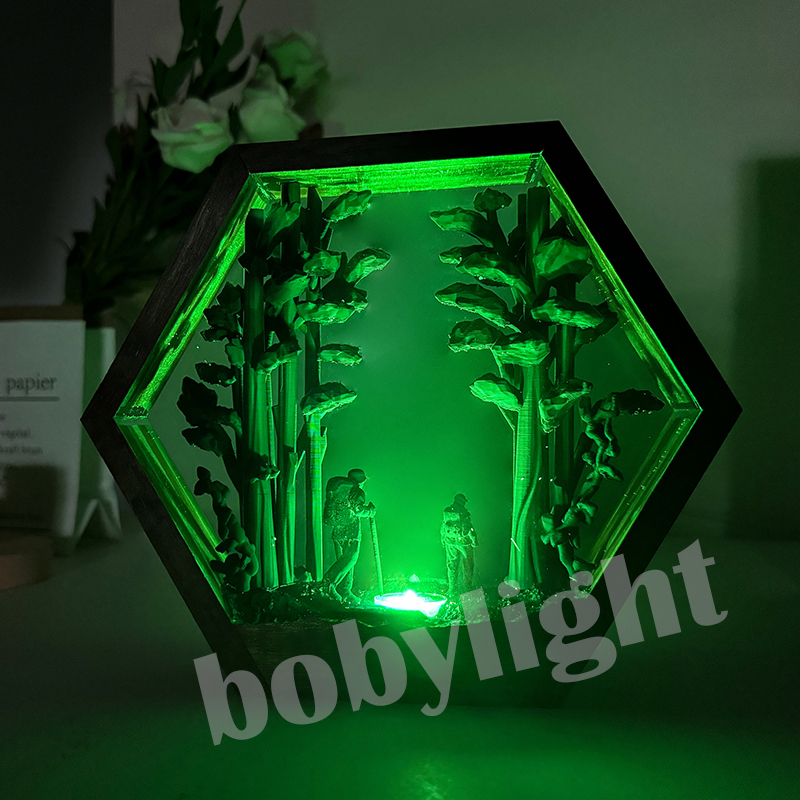 Hiker Figure Table Resin Lamp  - Resin Artist recensione e prezzo