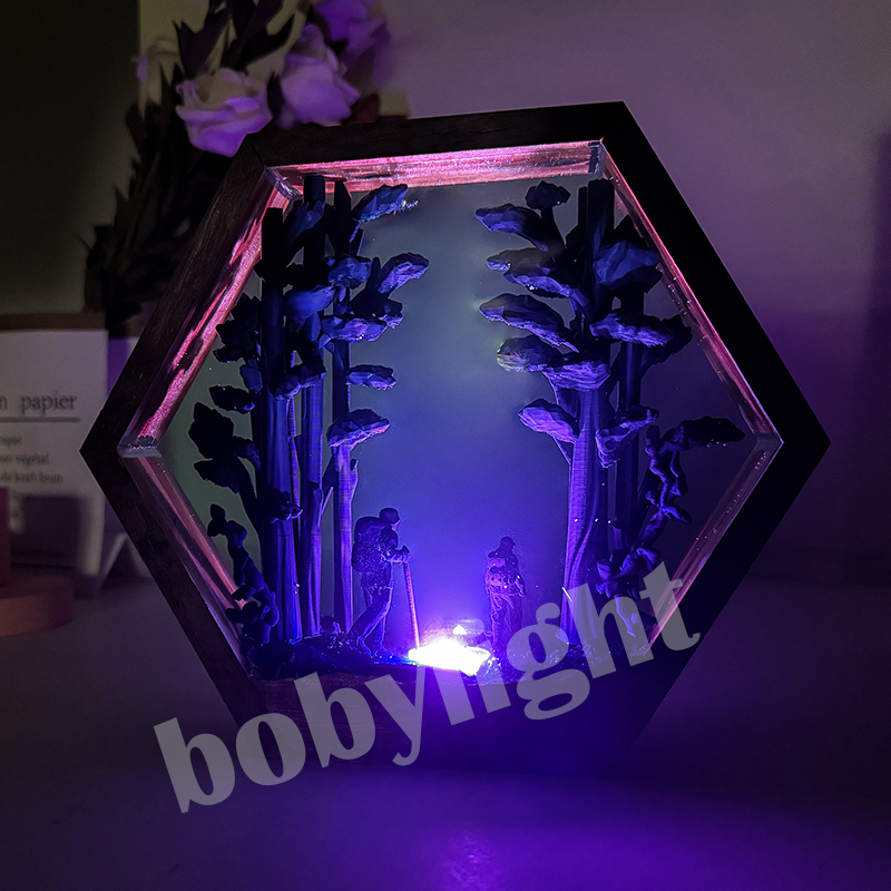 Hiker Figure Table Resin Lamp  - Resin Artist recensione e prezzo