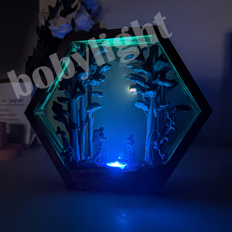 Hiker Figure Table Resin Lamp  - Resin Artist recensione e prezzo