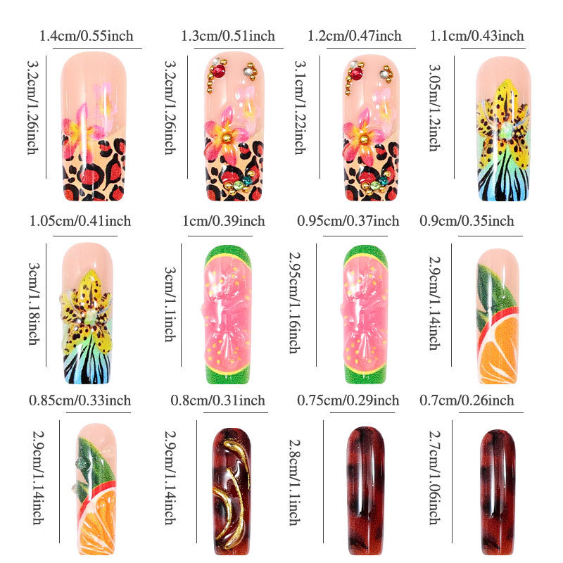 24Pcs Machine Made Press On Na - Resin Art Machine recensione e prezzo
