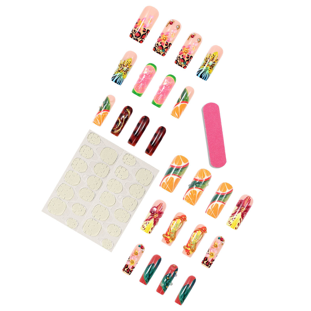 24Pcs Machine Made Press On Na - Resin Art Machine recensione e prezzo