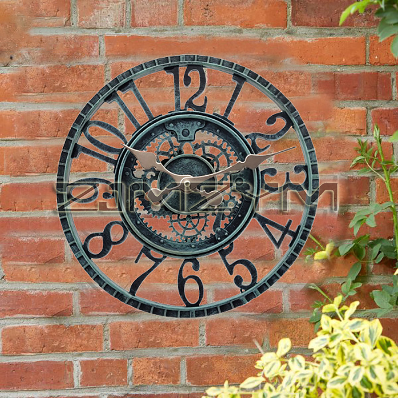 12 Inch Indoor/Outdoor Retro W - Resin Art Watch recensione e prezzo