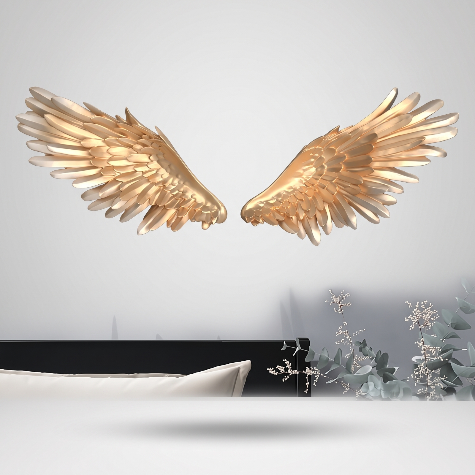 Angel Wings Wall Decor Modern  - Resin Artist recensione e prezzo